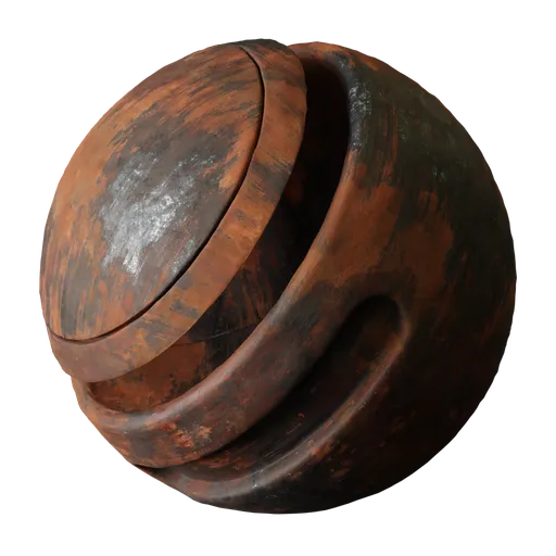 Grey Rusted Metal
