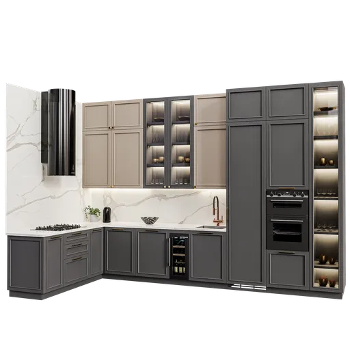 Kitchen neoclassi b
