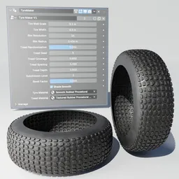 Simple Procedural Tire Maker