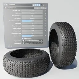 Simple Procedural Tire Maker