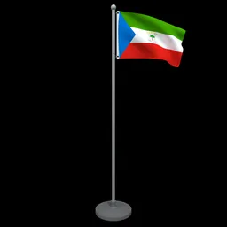 Animated Flag of Equatorial Guinea