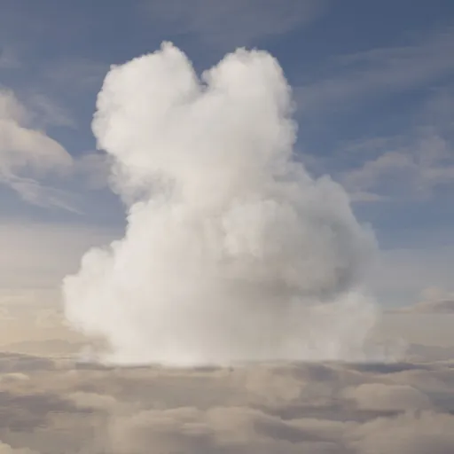 Cloud VDB Puffy Cumulus Sky