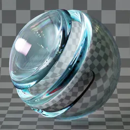 Highly realistic Blender 3D glass shader featuring transmission, absorption, and simulated caustics.