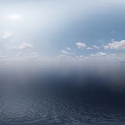 Sunny Ocean Horizon Sky