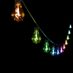 Procedural Rainbow String Lights