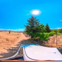 Rural Dirt Road Sunny Countryside HDRI