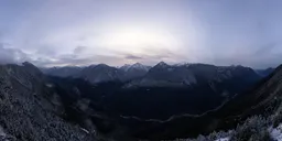 Mountain Landscape Twilight