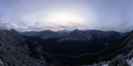 Mountain Landscape Twilight