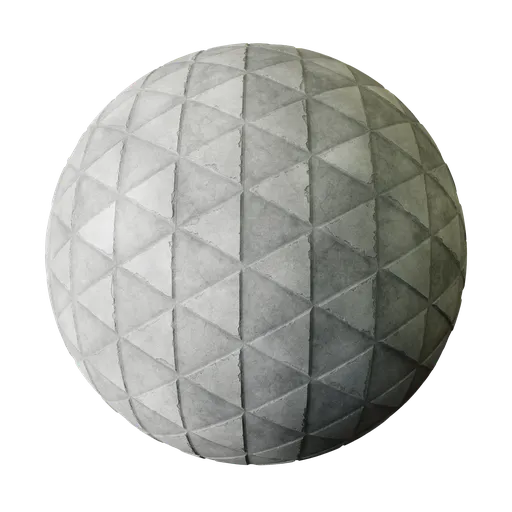 Triangle concrete tiles