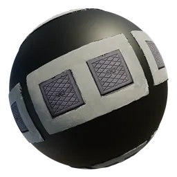 Scan Square Metal manhole cover