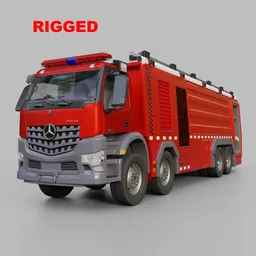 Mercedes Benz Foam Fire Truck