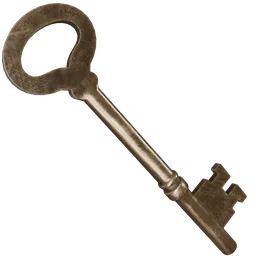 Antique Skeleton Key - Detailed