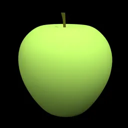 Cartoon Green Apple