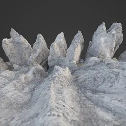 Hoodoo Rock Formation Photoscan