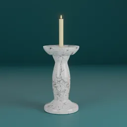 Marble Candlestick