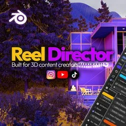 🎞️ Reel Director: Turn Blender Scenes Into Instagram, Tiktok & Youtube Shorts