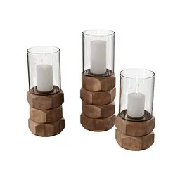 Rustic candle vase 3D model with metal holder for Blender rendering, ideal for virtual interior decor.