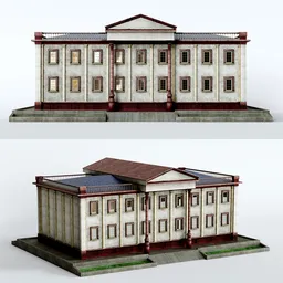 Realistic Modular Government Building