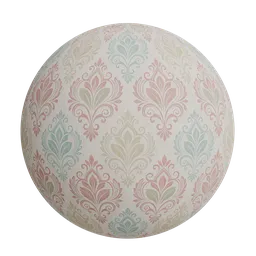 Damask wallpaper