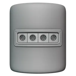 Detailed 3D sculpting brush effect for Blender, ideal for precise hard-surface modeling.