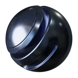 High-quality PBR metallic car paint texture for 3D modeling, seamless and adaptable for Blender and other 3D applications.