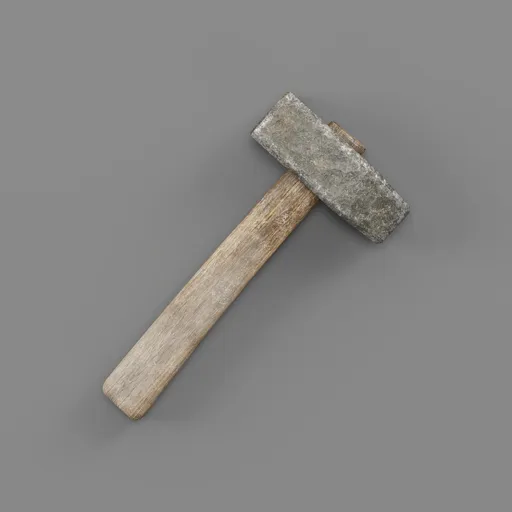 Old used hammer