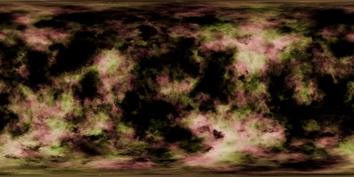 Galaxy Nebula HDRI with Stars