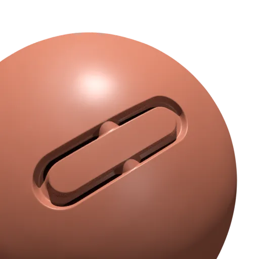 3D Blender brush for sculpting circular connector shapes on hard surface models.