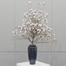 Magnolia Blossom vase