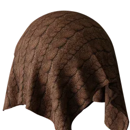 High-resolution knitted woolen fabric texture for 3D modeling in PBR, perfect for realistic textile detailing.