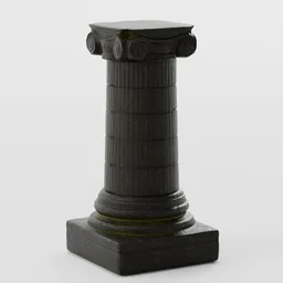 Roman Stone Column Short