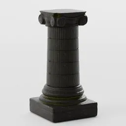 Roman Stone Column Short