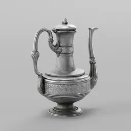 Antique Silver Teapot