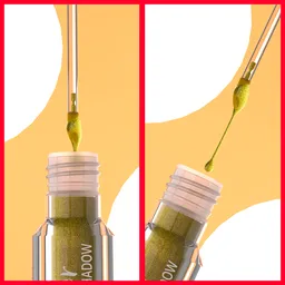 Glitter shimmer liquid drop animation