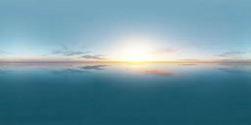 Warm Sunrise Ocean