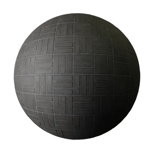 Textured Tile 100mm Grid Dark Gray