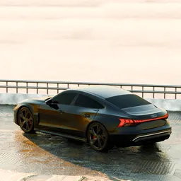 Audi Photorealistic Supercar Scene