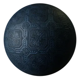 Wallpaper Anaglypta Navy