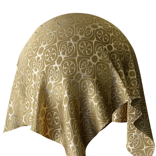Decorative Fabric Gold 02