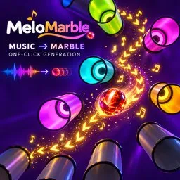 MeloMarble – One-Click Music to Marble Animation Blender Add-on