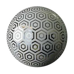 Frosted Hexagon patern