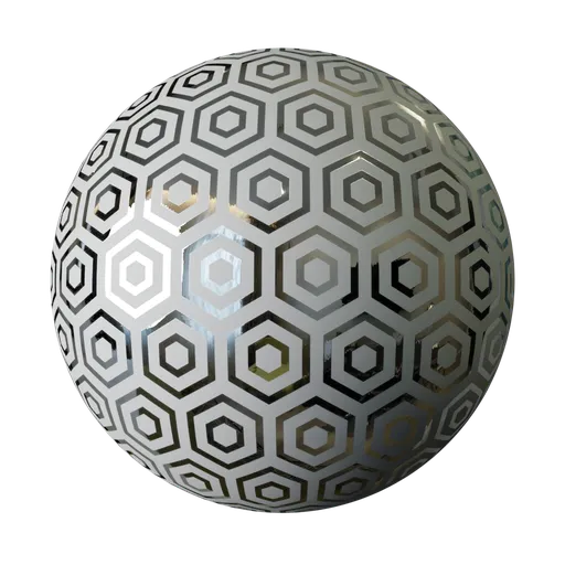 Frosted Hexagon patern