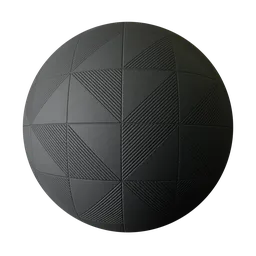 Black Geometric Pattern