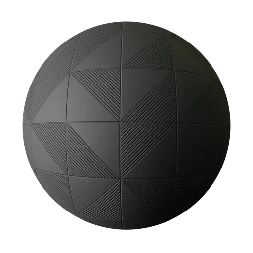 Black Geometric Pattern