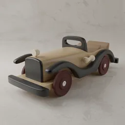 Wooden Car Showpiece