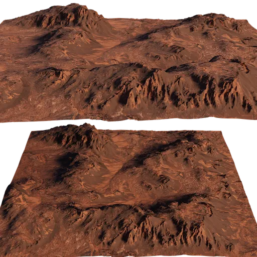 Fluvival Mountain Range