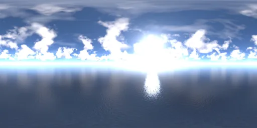 Cloud Sky Ocean Reflection