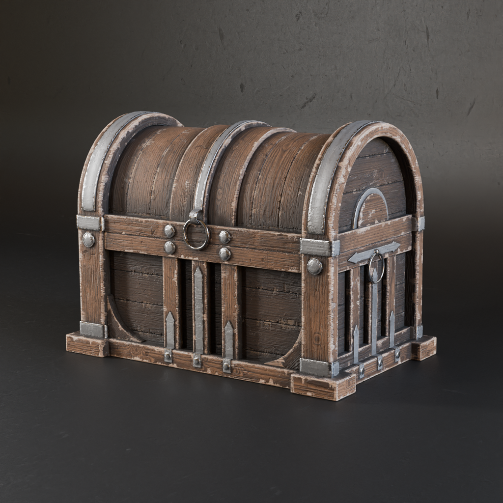 MK BaseMesh Chest 01 | Miscellaneous models | Blendkit
