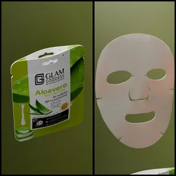 Face mask unfolding animation
