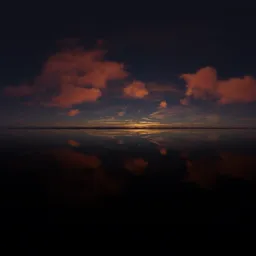 Night Twilight Sunset Landscape